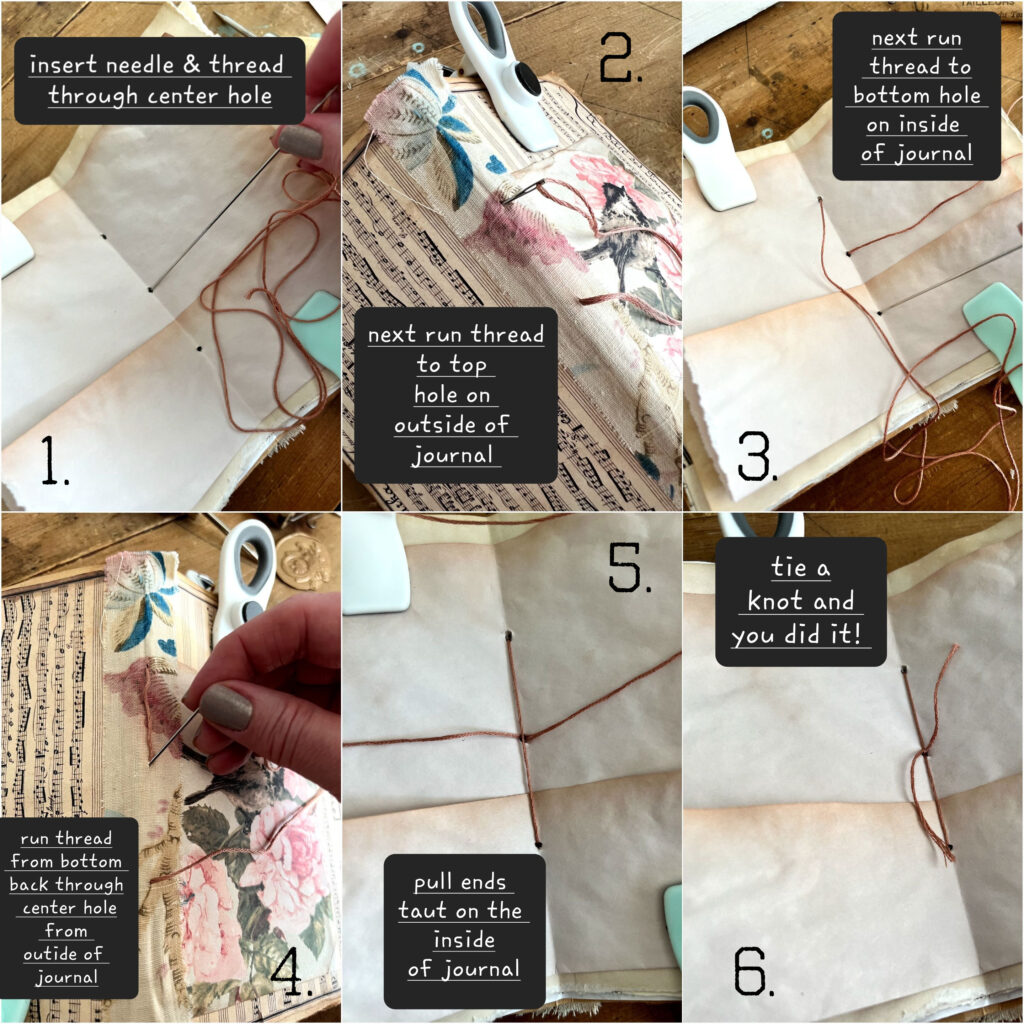steps on how to do journal binding
