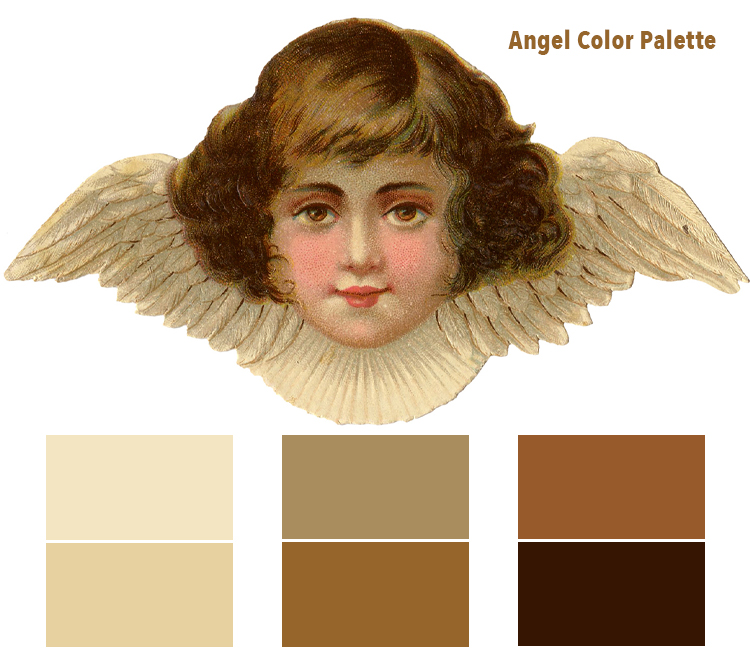 TGF Angel Brown Color Palette