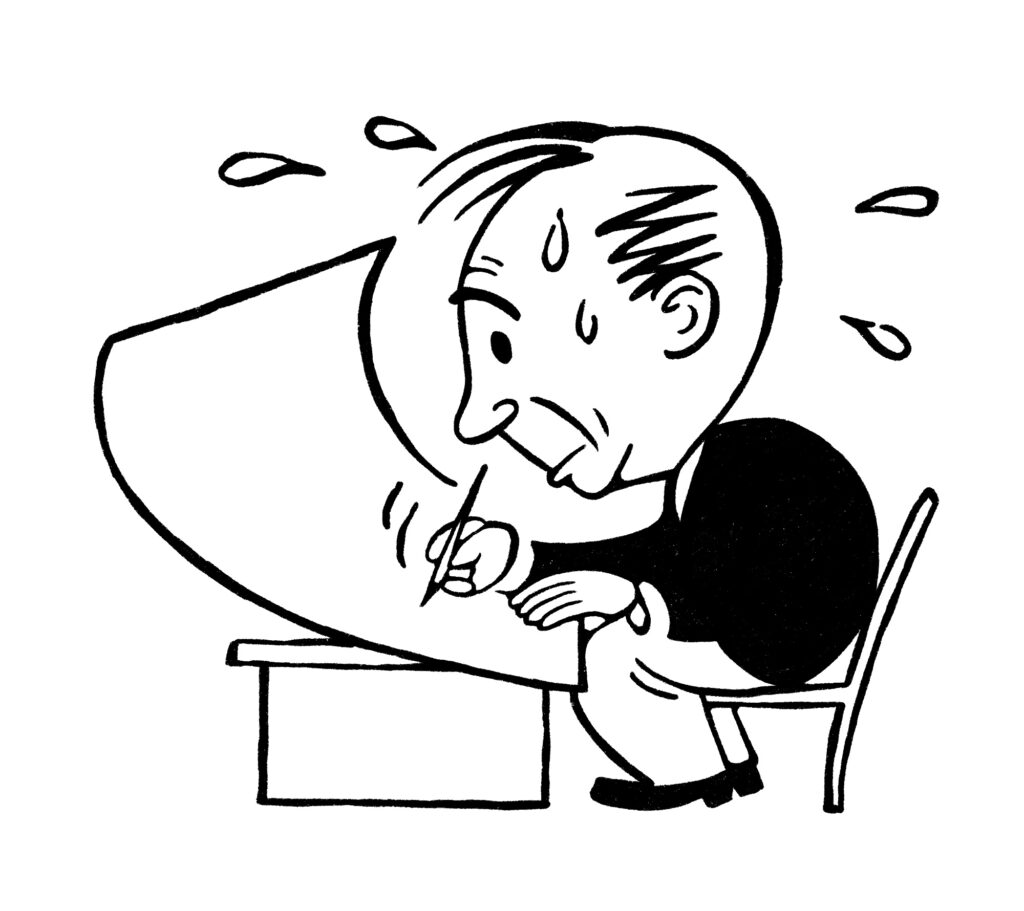 Test Anxiety Clipart