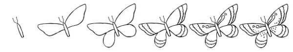 How to Draw Butterflies Worksheet