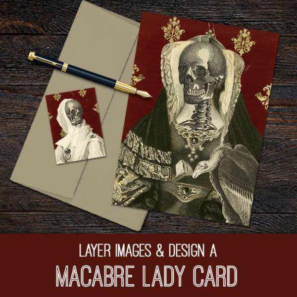 Macabre Lady Card PSE Tutorial