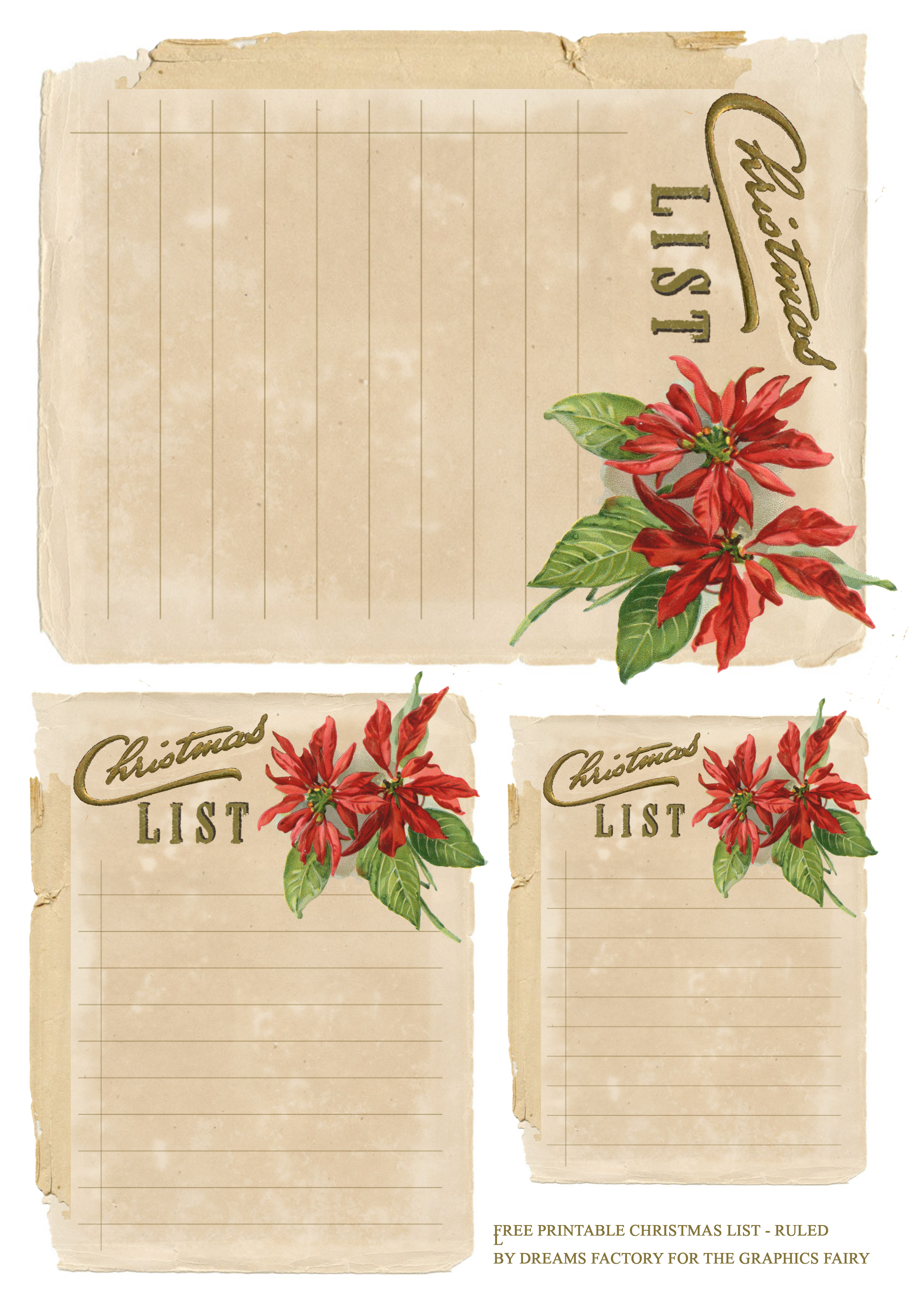 Printable Christmas Wish List Template - The Printables Fairy