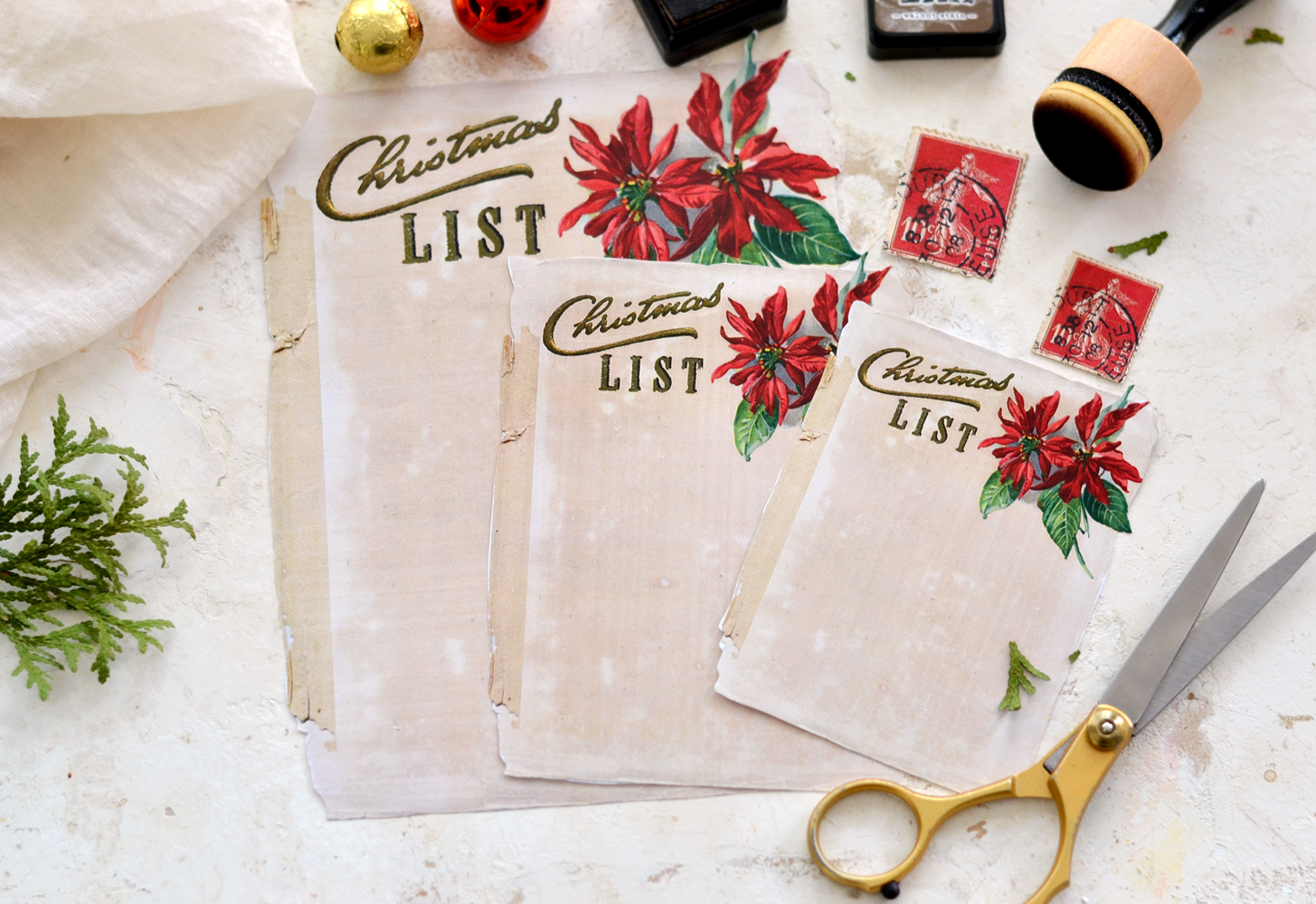 Free Printable Christmas List! - The Graphics Fairy