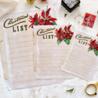 ruled christmas list - 3 sizes