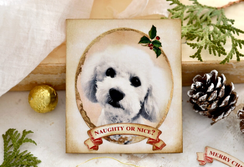 Dog Christmas Card Ideas The Graphics Fairy   Christmas Dog Card Ideas 115 1024x702 