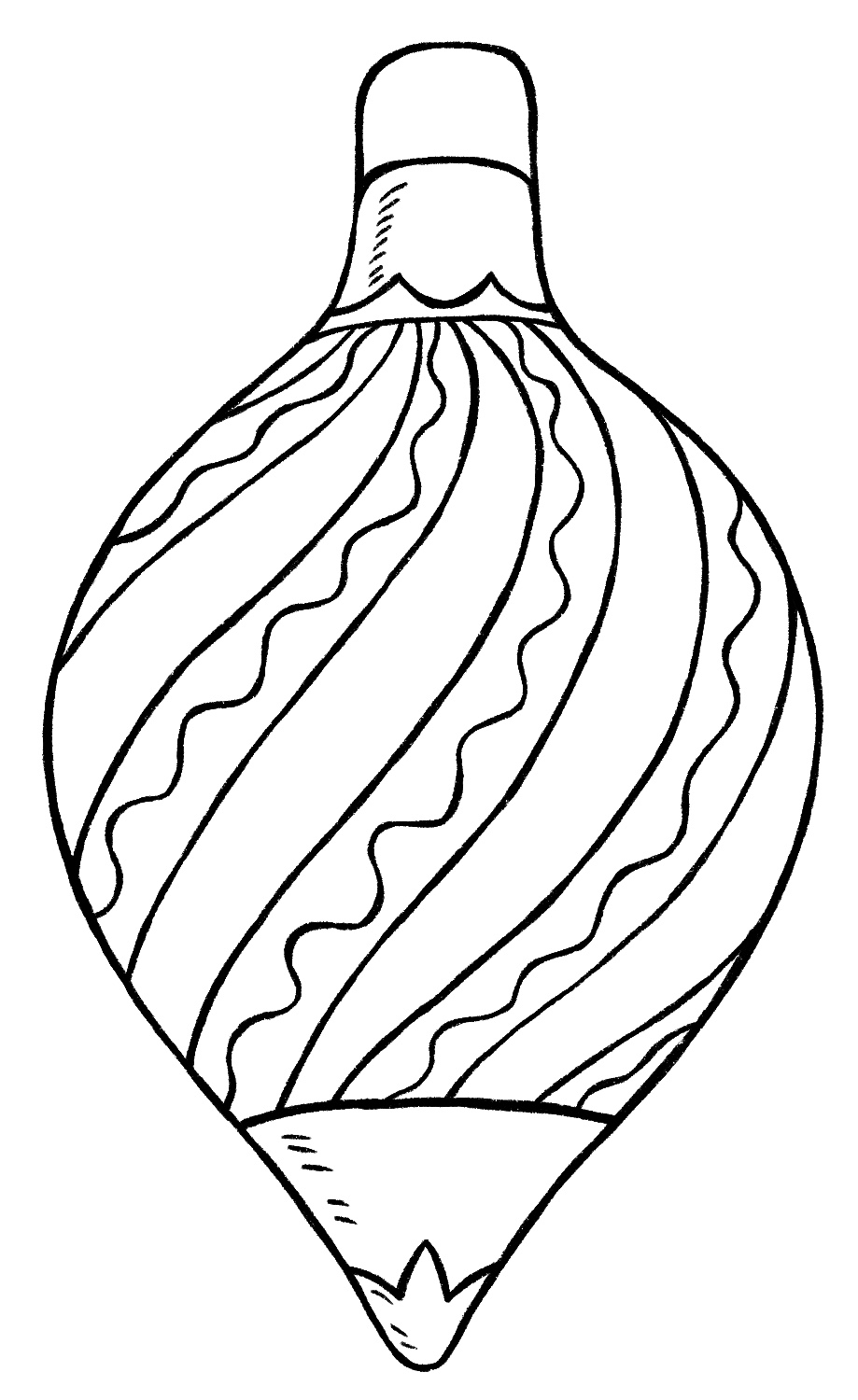 christmas ornament drawing