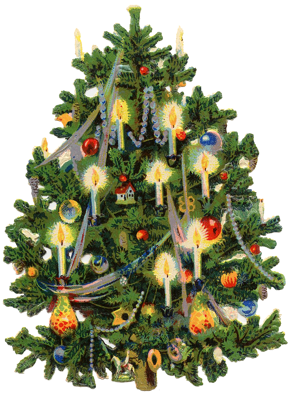 French Beaded Christmas Tree - PDF Pattern