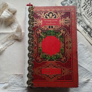 Red ornate Junk journal cover