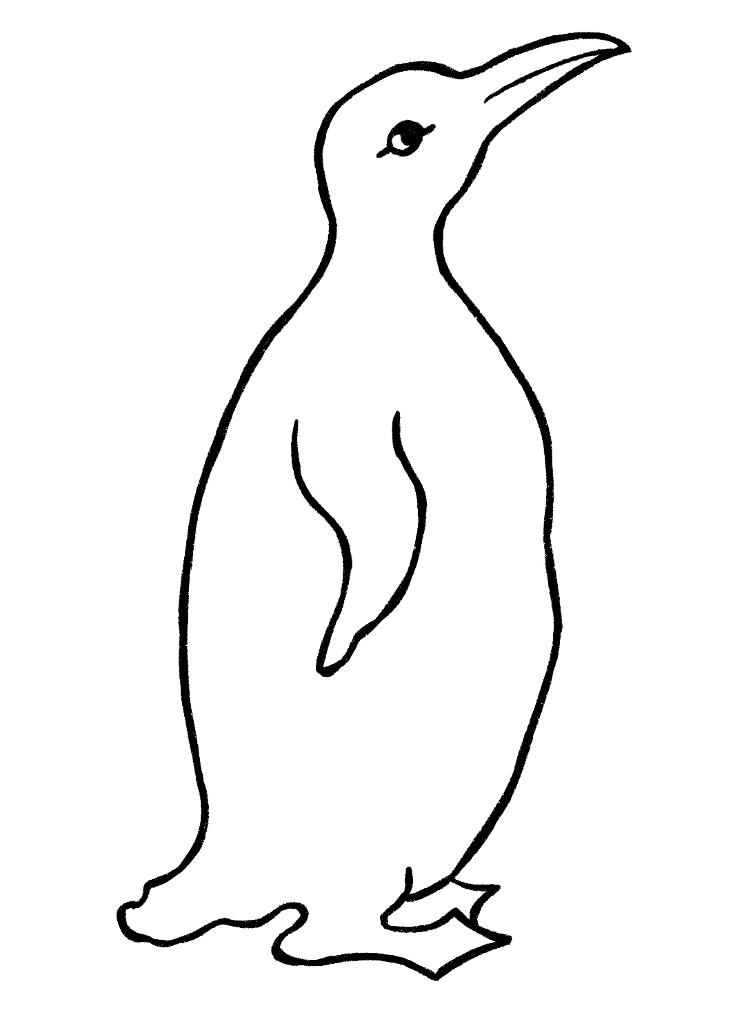 Penguin Drawing Lesson Step4 GraphicsFairy