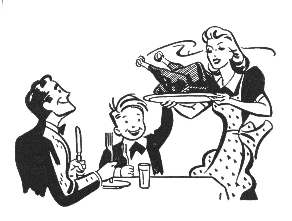 Family Dinner Clipart