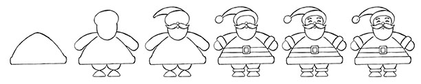 Santa Drawing Lesson