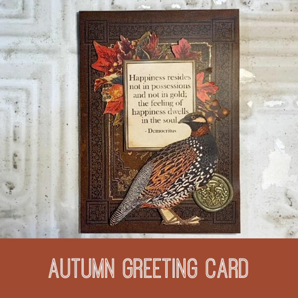 Autumn Greeting Card Tutorial
