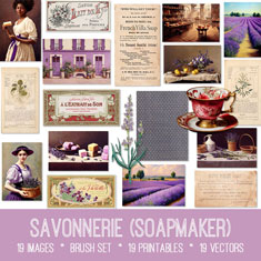Vintage Savonnerie Soapmaker Ephemera Bundle