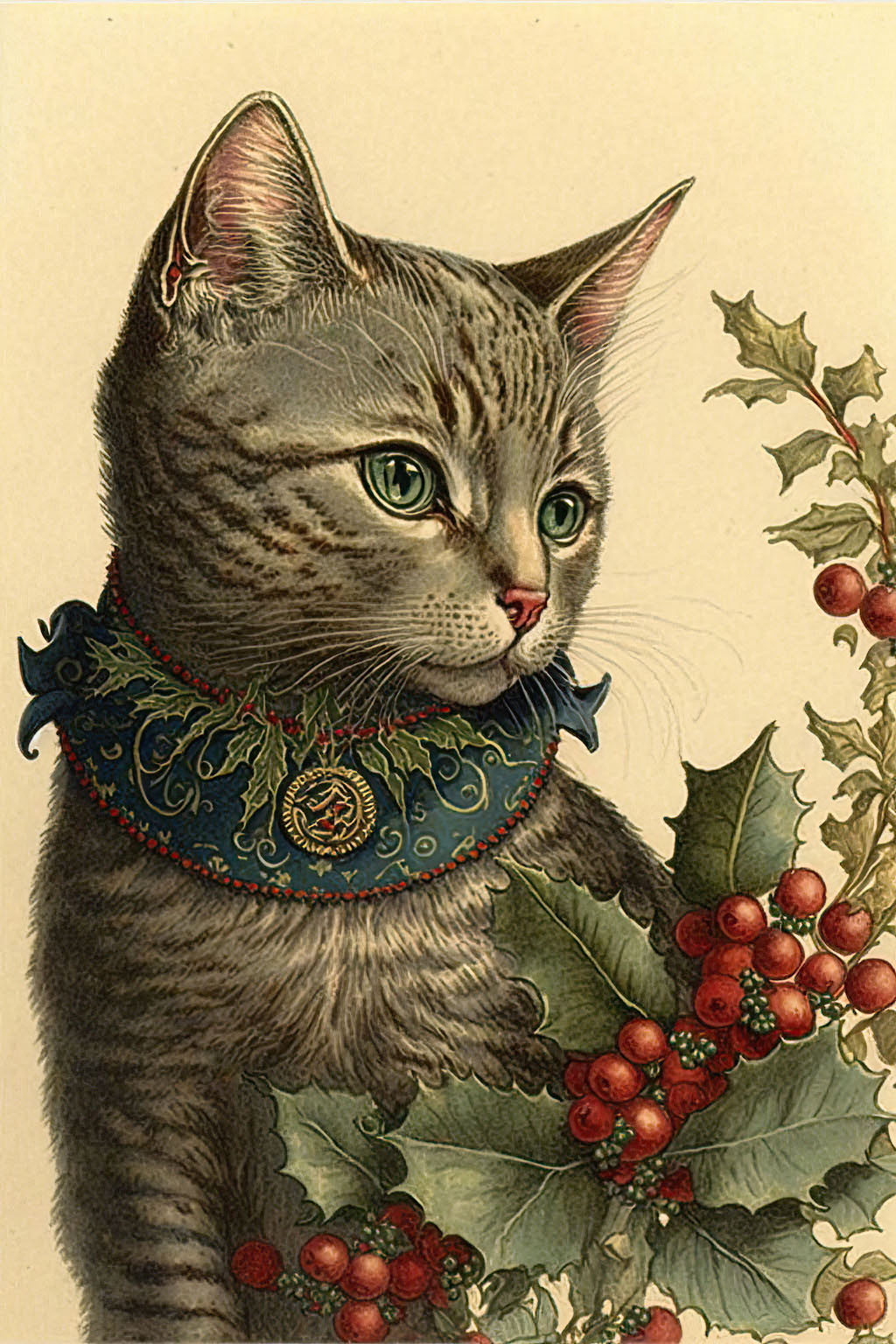 christmas cat clip art