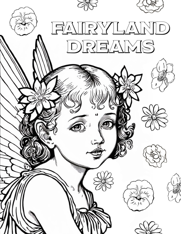 Adult Coloring Books - Coloring Sheets - Fairy Coloring Book - Coloring  Book pdf