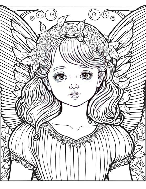 free coloring pages fairy