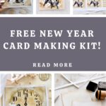 Free New Year card making kit