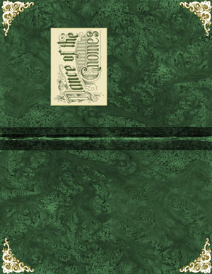 Gnomes & Wee Folk printable green journal cover