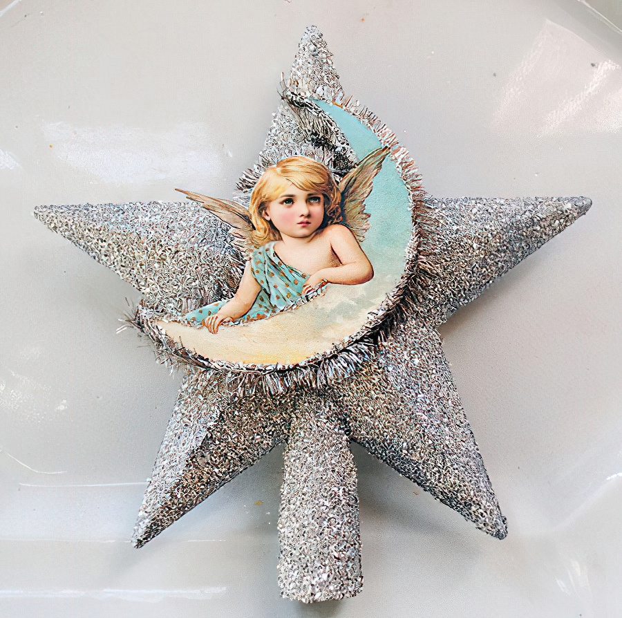 Printable Paper Ornament - Angel Tree Topper