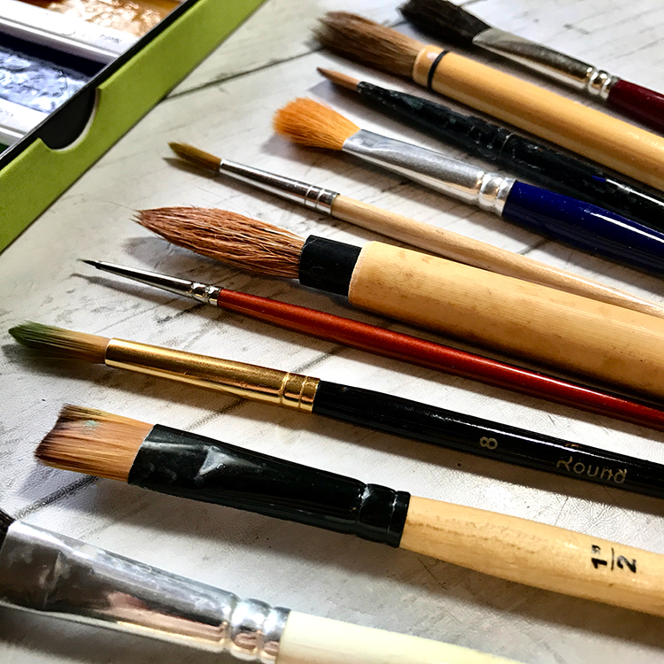 Best Paint Brushes for Watercolor! - The Graphics Fairy