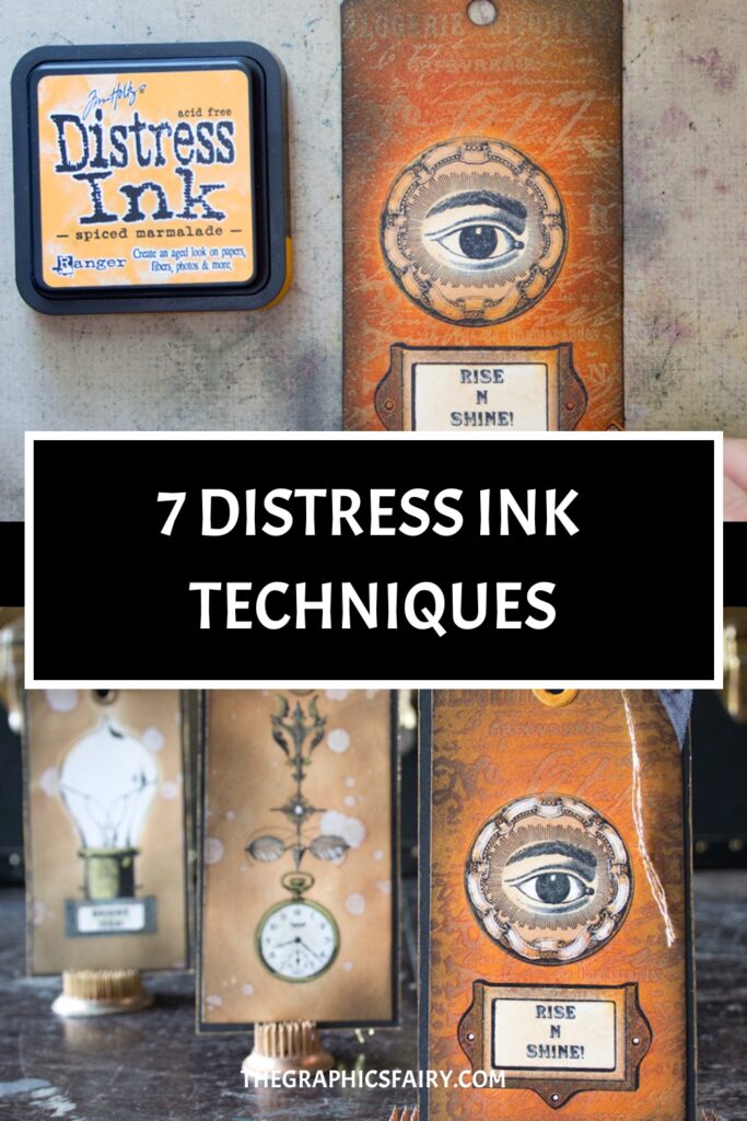 Distress Ink Ideas Pin