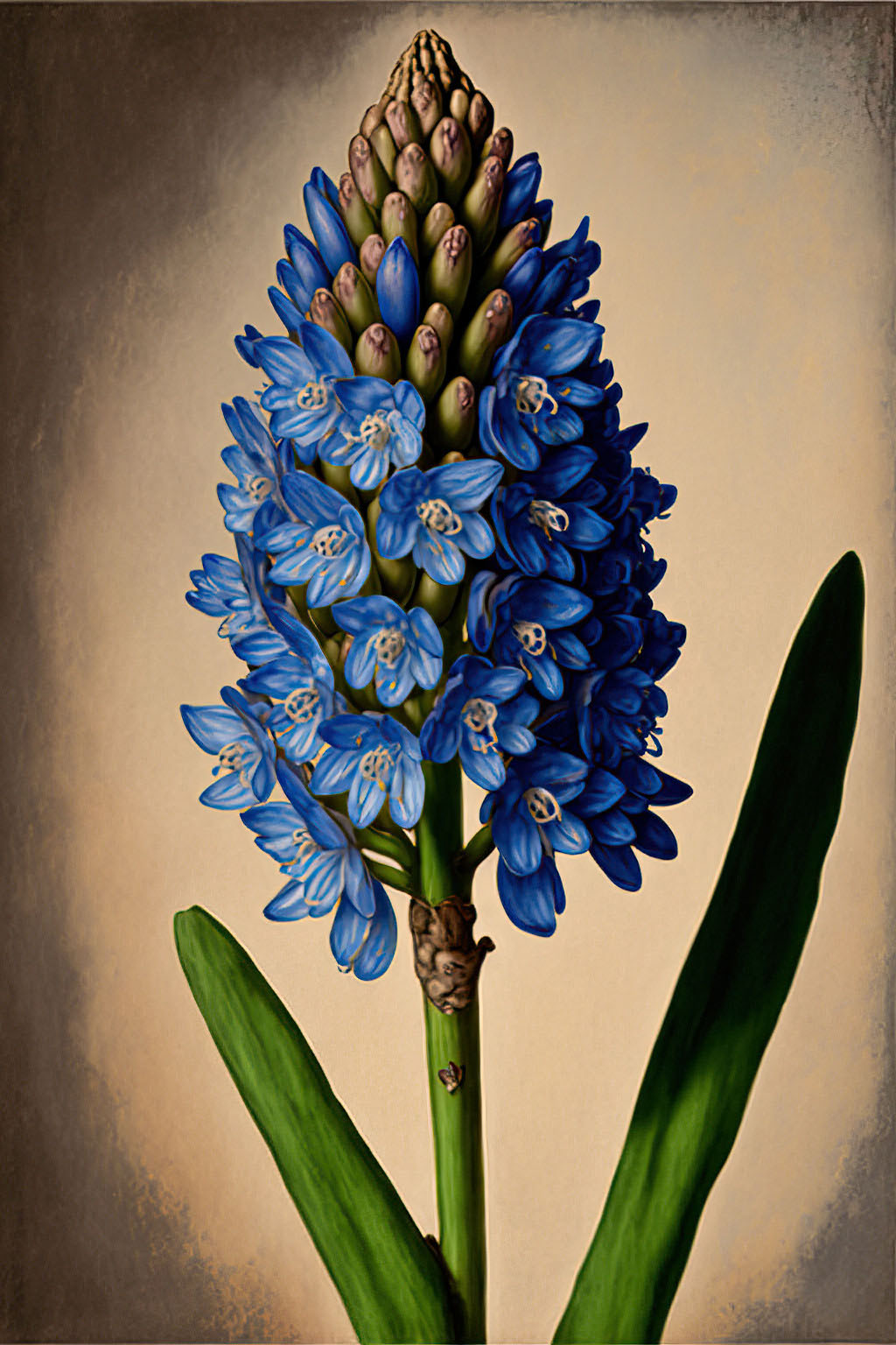 Picture of a Hyacinth Flower in blue
