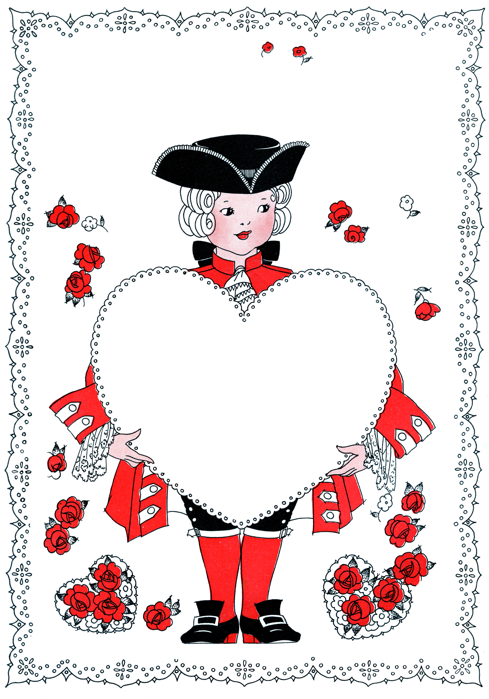 Free Victorian Valentine Cards: Hearts and Flowers