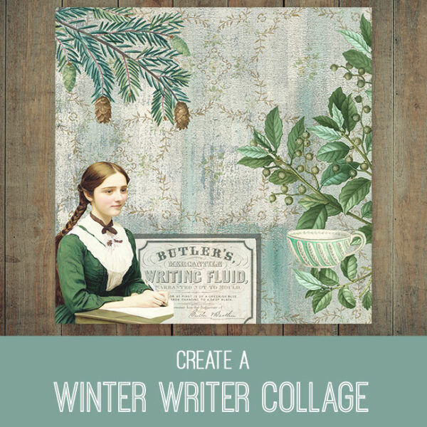 Winter Writer Collage PSE Tutorial