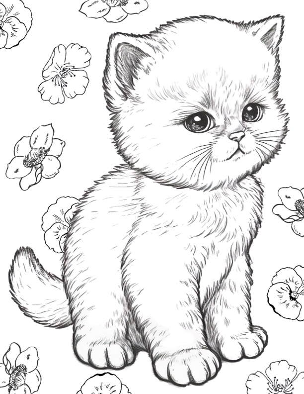 Anime Cat Coloring Book: An Adult Coloring Book For Women Men and Teens  Relaxation With 50 Unique Cute Cats Designs