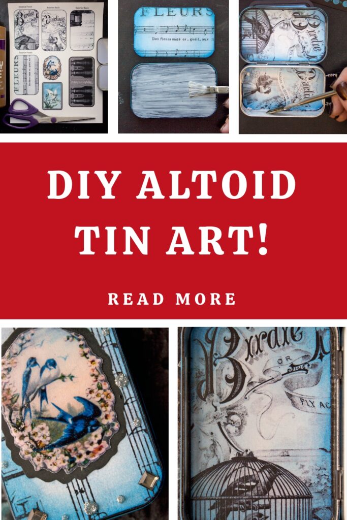 DIY Altoid Tin Art Pin