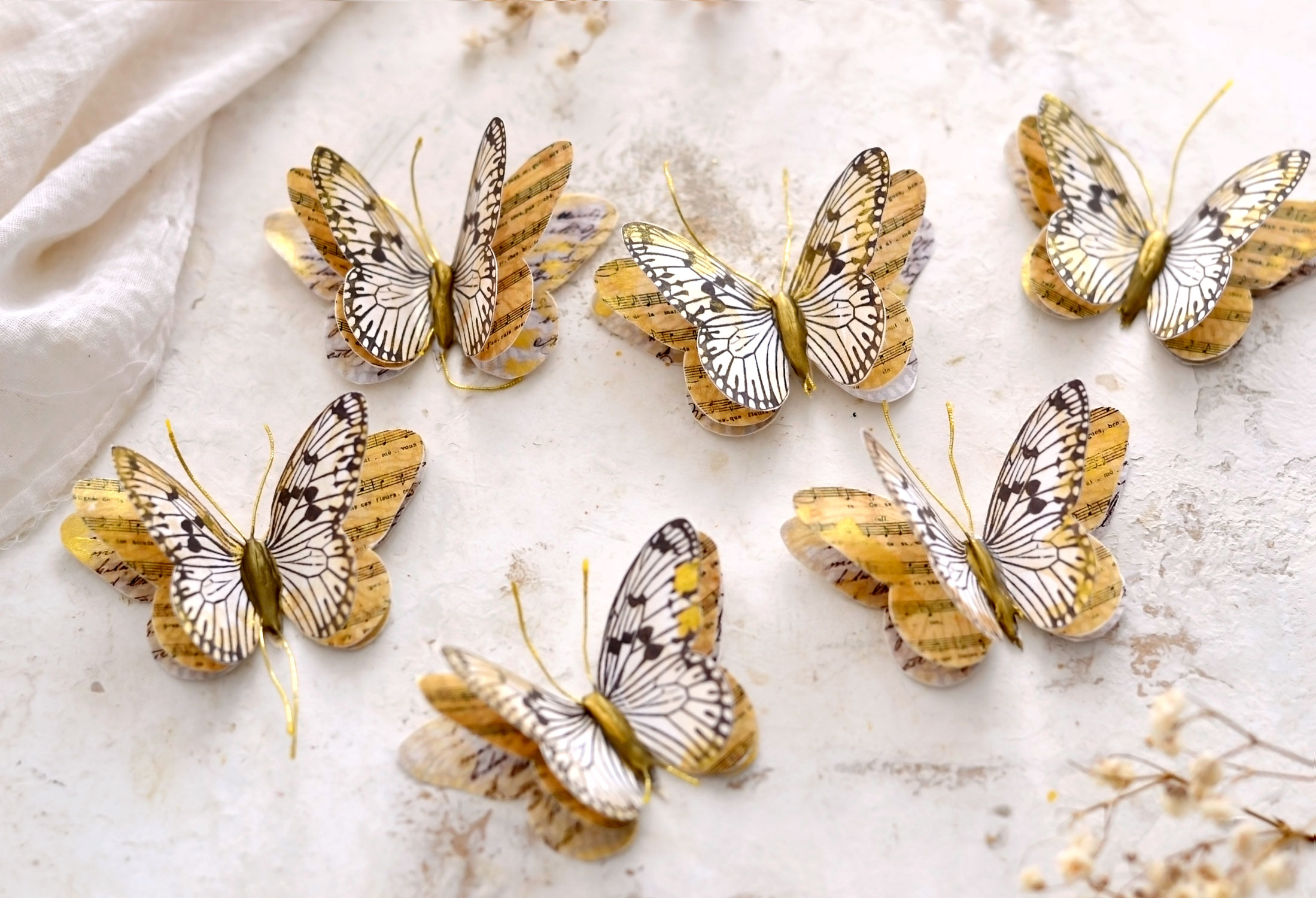 paper butterflies crafts
