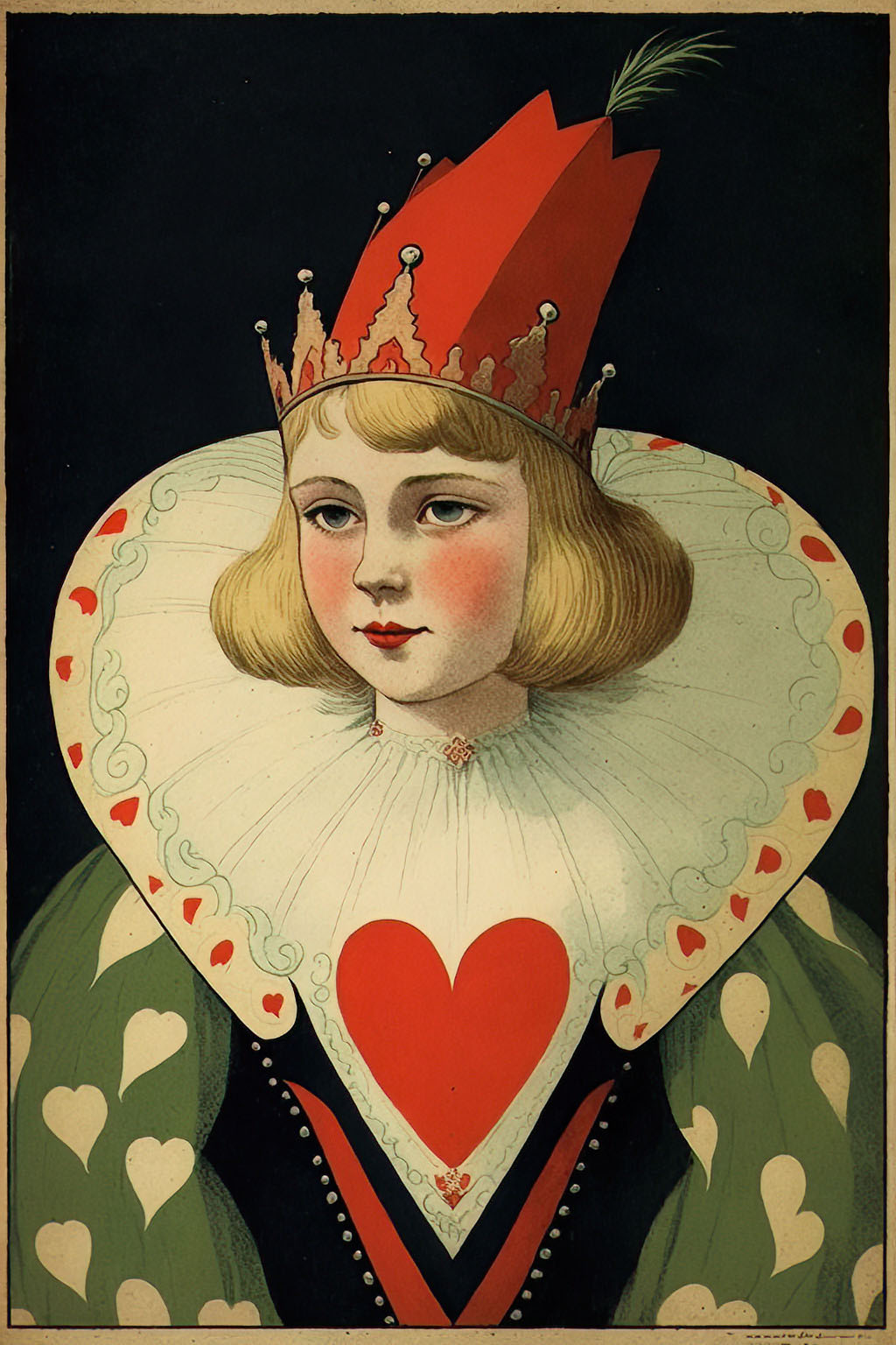 Queen of Hearts Illustration