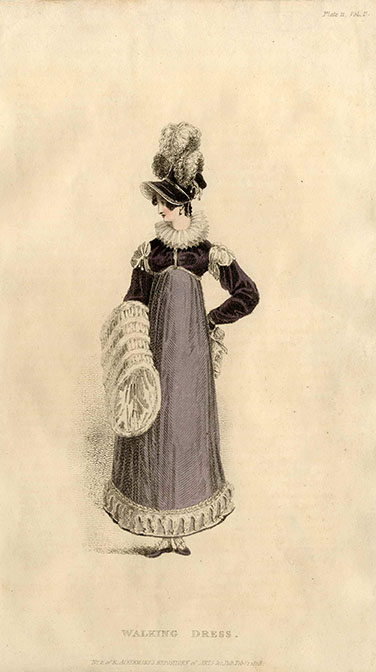 1816 Regency Walking Dress