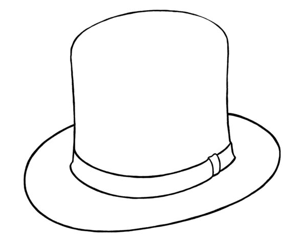 How to draw a top hat