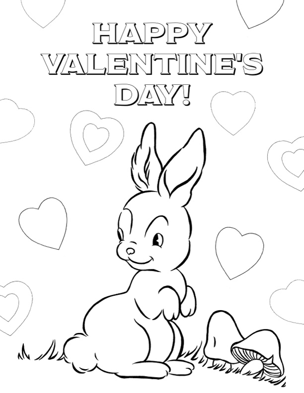 Valentine's Day Coloring Book for Kids: A Fun and Easy Happy Valentines Day Coloring Pages With Flowers, Sweets, Cherubs, Cute Animals and More for Kids, Toddlers and Preschool [Book]