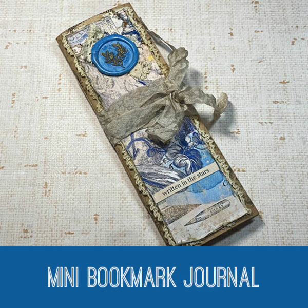 Mini Bookmark Journal craft tutorial