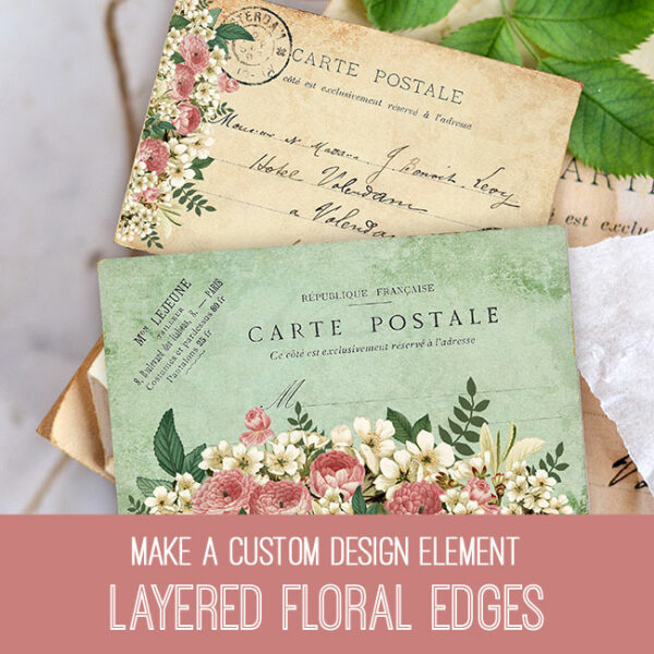 Layered Floral Edges PSE Tutorial