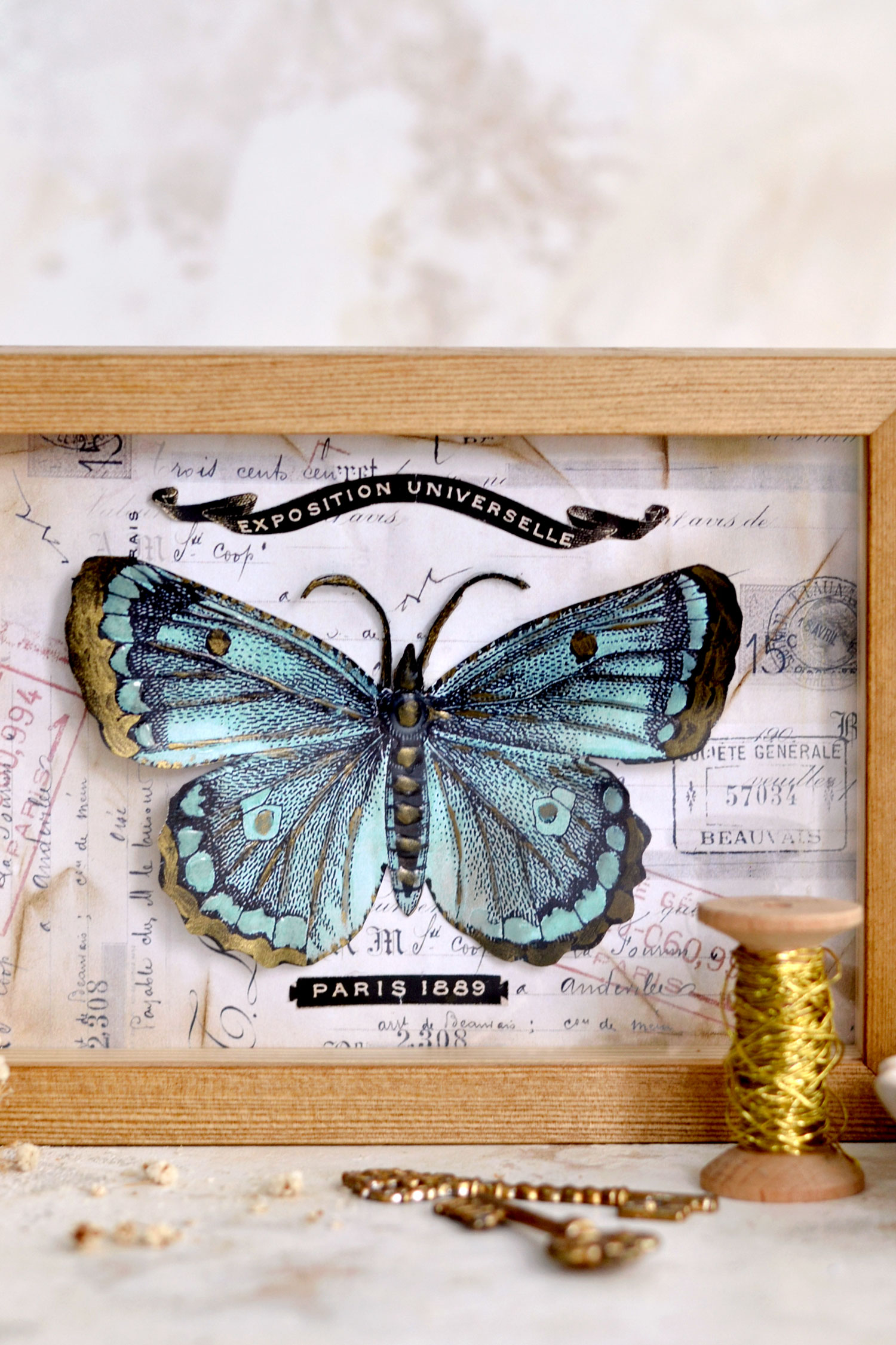 butterfly wall decor frame
