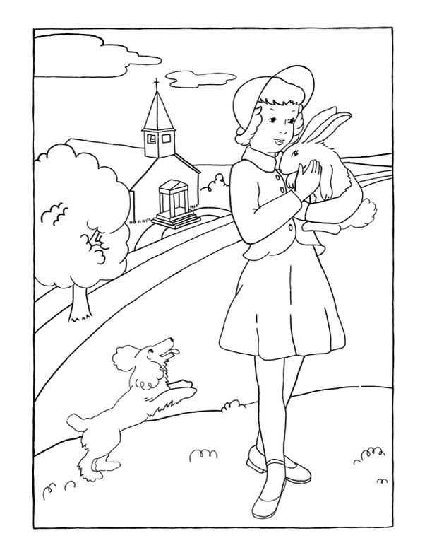 Beautiful Easter Coloring Pages