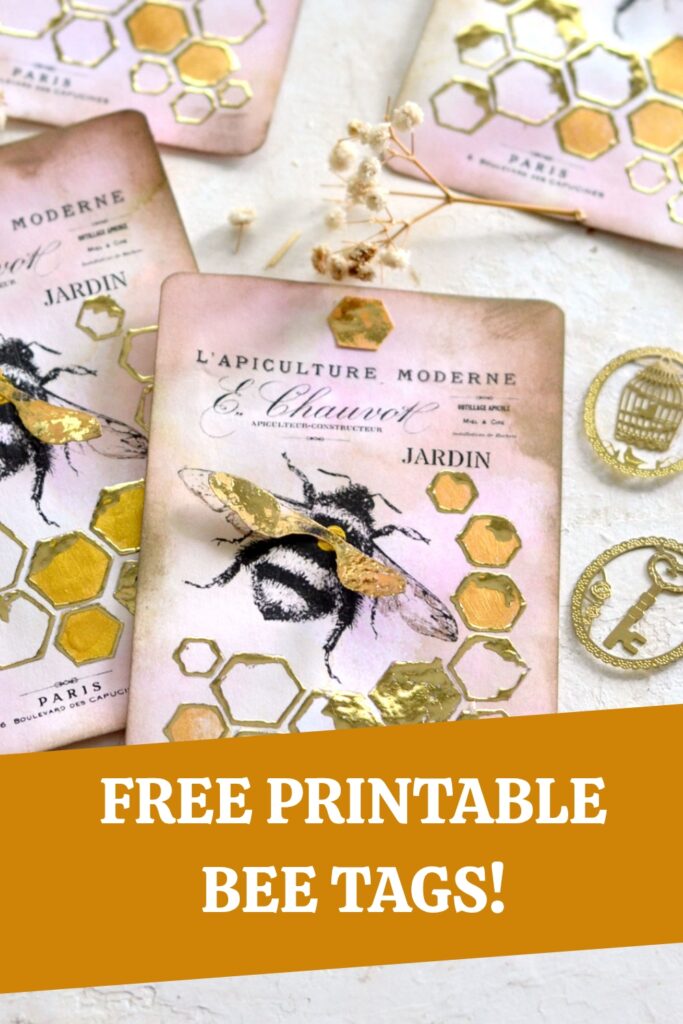 Free Printable Bee Tags