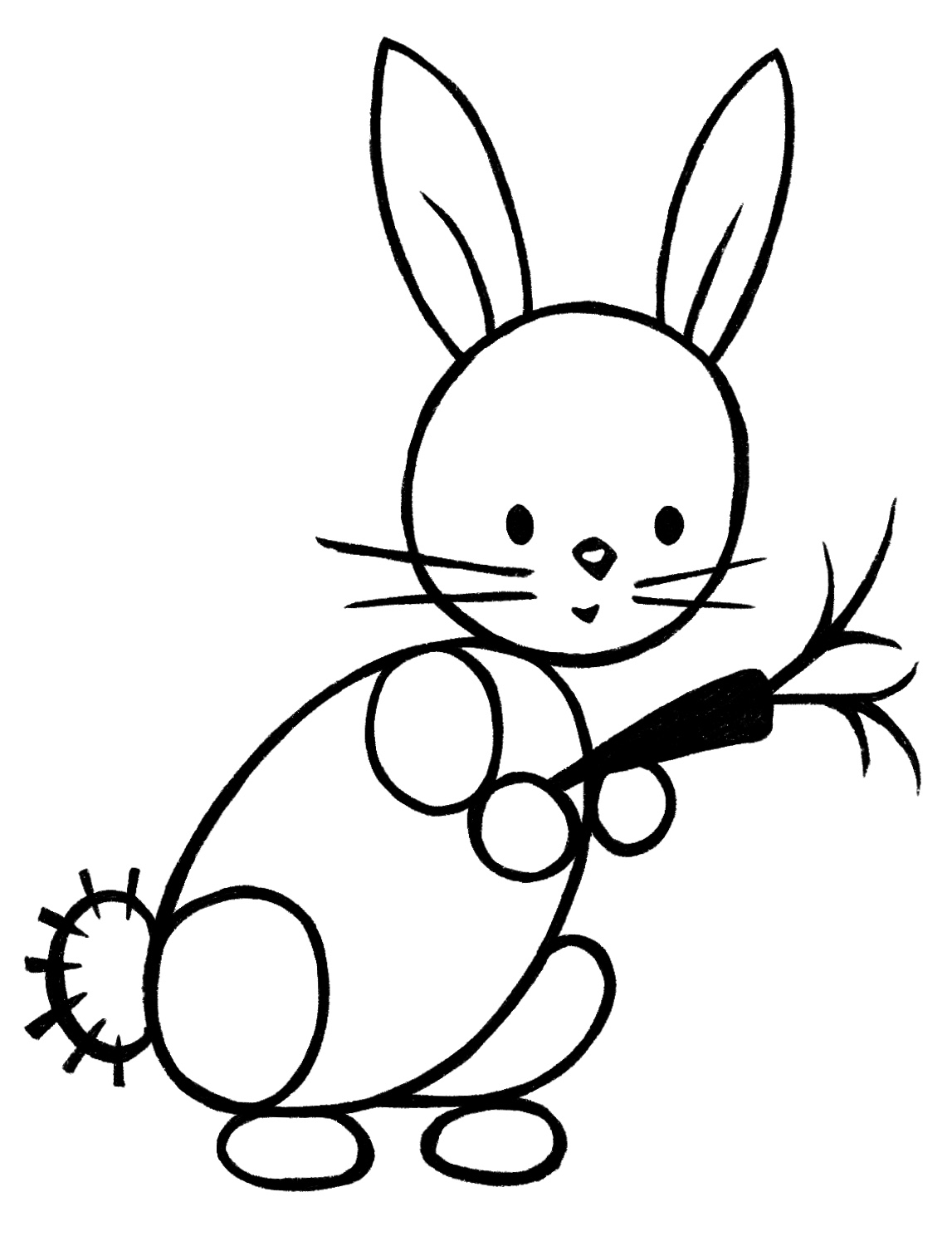 Animal Line Drawing Vector Hd Images Line Drawings Keep On Rabbit Animals  Simple Lines Outline Bunny Symbol PNG Image For Free Download