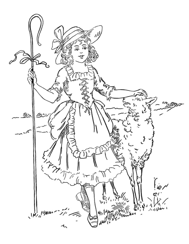 Beautiful Girls Coloring Pages - page 2