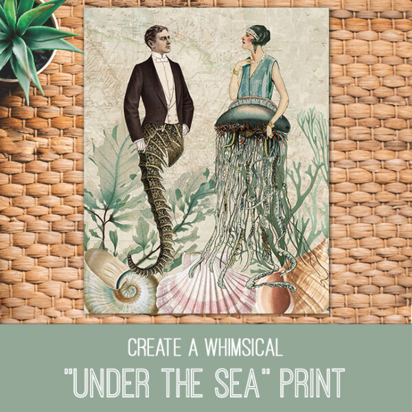 Whimsical Under the Sea Print PSE Tutorial