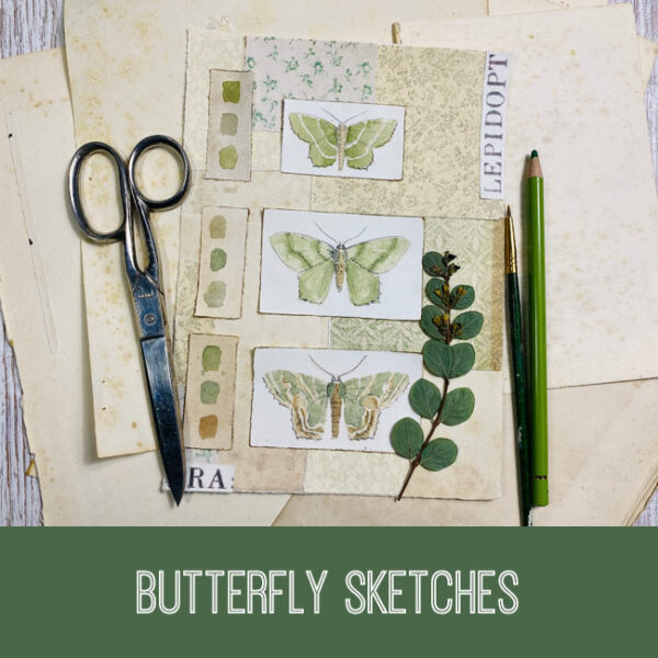 Butterfly Sketches craft tutorial