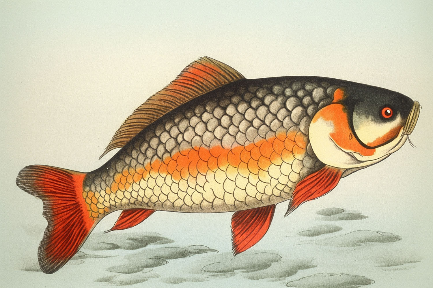 Hunting and Fishing Drawings | Fish sketch, Fish drawings, Trout art