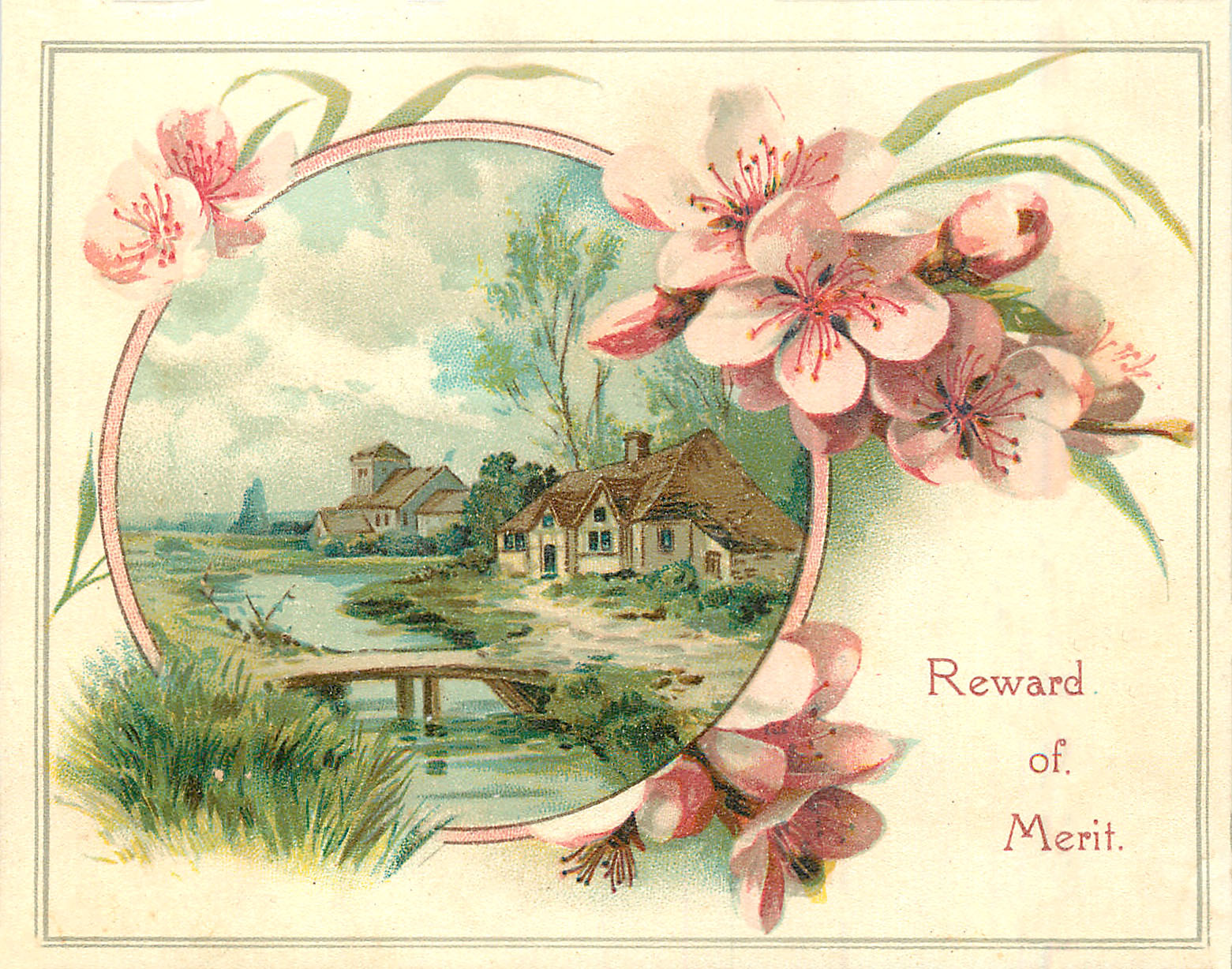 Reward card with Cottage