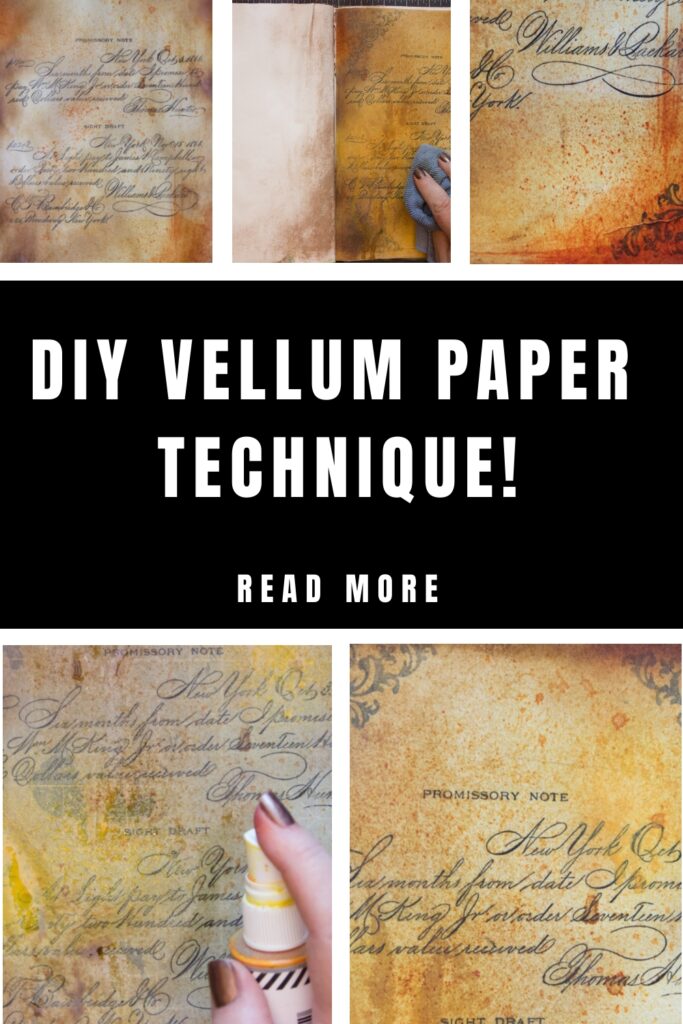 DIY Vellum Paper Technique