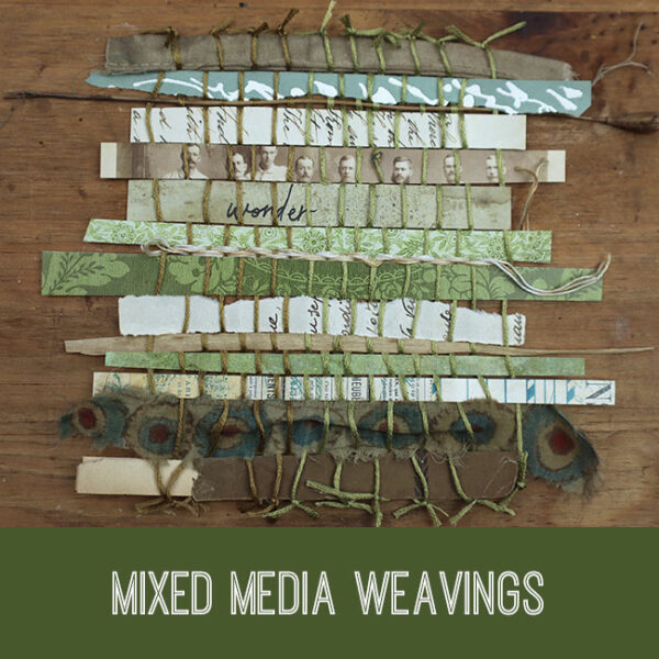 Mixed Media Weavings craft tutorial