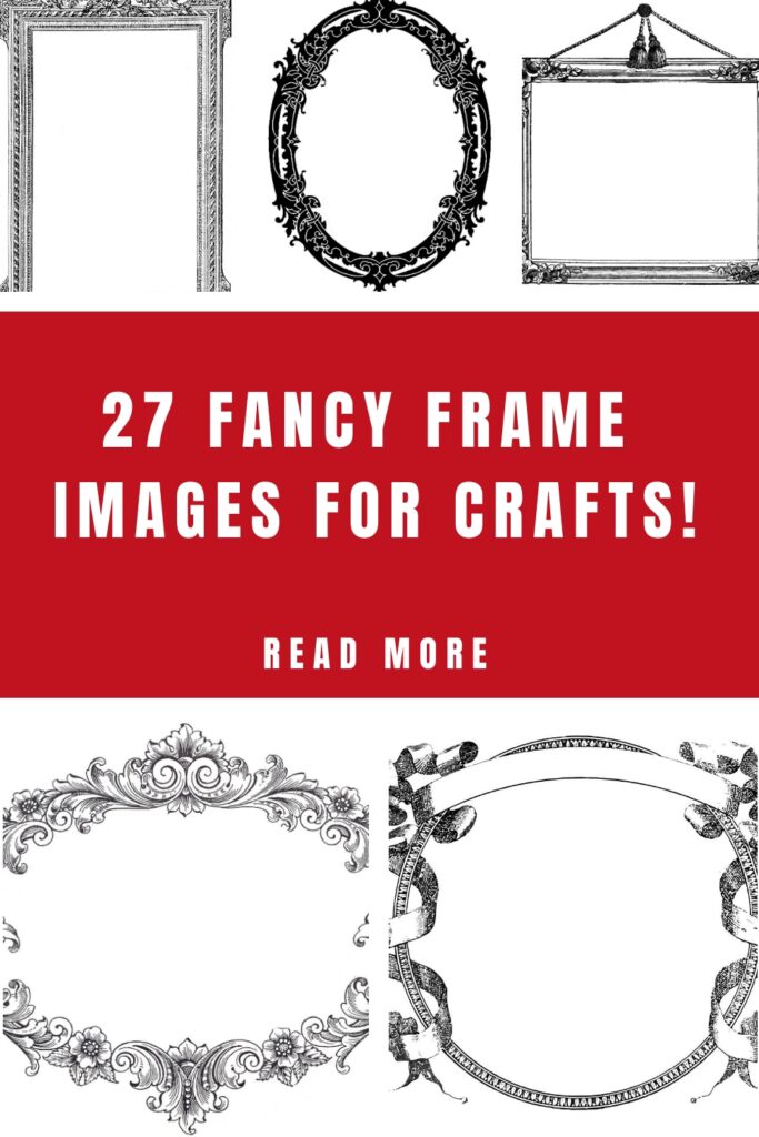 Fancy Frame Images for Crafts Pin