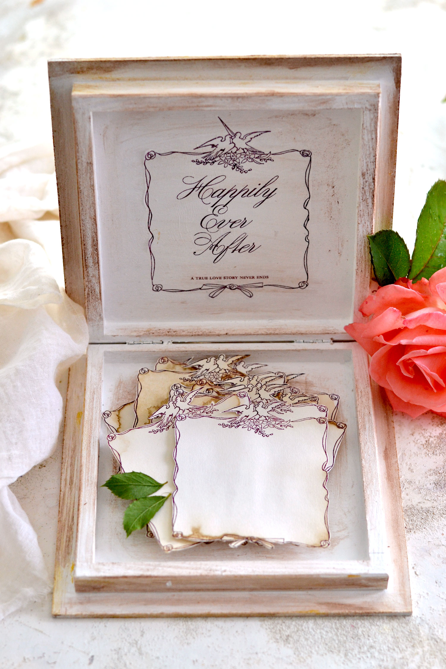 DIY Wedding Card Box! - The Graphics Fairy